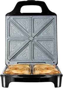 Tower 4-Slice Sandwich Maker – Non-Stick, Easy Clean