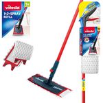 Vileda 1-2 Spray Mop & Extra Microfibre Refill Spray Mop No Batteries