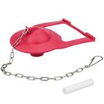 Kohler Toilet Flapper Replacement, Kohler Toilet Tank Parts Replaces Parts 84995 and 1000490 with Chain Hinge and Plastic Buoy Ullnosoo for Water Saving Red