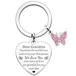 SDOFY Grandma Gifts Grandma Birthday Gifts Grandma Mothers Day Keyring Christmas Gifts for Grandma