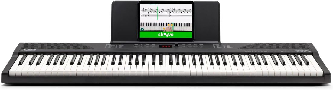 Alesis 88-Key Digital Keyboard Piano – Full-Size Electronic Piano