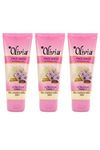 Olivia Ultra-Fresh Fairness Face Wash 60ml with Milk|Licorice|Soffron - Pack of 3