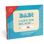 Knock Knock Dad, I Love You Because Book Fill in The Love Fill-in-The-Blank Book & Gift Journal (25 Prompts), 5 x 5.75-Inches