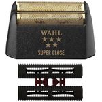 Wahl Professional 5 Star Series Finale Shaver Replacement Super Close Gold Foil & Cutter Bar Assembly, Hypo-Allergenic, Super Close, Bump Free Shaving for Professional Barbers and Stylists-Model 7043