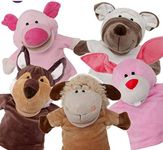 Animal Hand Puppets Set for Kids & 