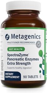 Metagenics SpectraZyme Pancreatic Enzymes Extra Strength - Bioactive Pancreatic Enzymes for Digestive Support* - 90 Servings