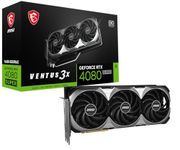 MSI Gaming RTX 4080 Super 16G Ventus 3X OC Graphics Card (NVIDIA RTX 4080 Super, 256-Bit, Boost Clock: 2595 MHz, 16GB GDRR6X 23 Gbps, HDMI/DP, Ada Lovelace Architecture)