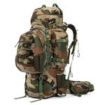 Tripole Colonel Pro Metal Frame Rucksack with Detachable Day Pack and Rain Cover for Trekking and Travelling | 3 Year Warranty