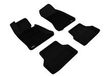3D MAXpider Complete Set Custom Fit All-Weather Floor Mat for Select BMW 5 Series E60 Models - Kagu Rubber (Black)