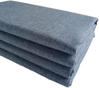 Thick Upholstery Fabric, for Chair Sofa Cover, Faux Linen Type Cloth Material (Grey Blue 16, 1Metre (150x100cm))