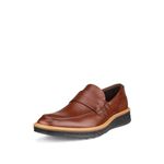 ECCO Men's St.1 Hybrid Penny Loafer, Cognac, 13-13.5