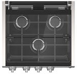 Furrion 2021123893 Slide-in 3 Burner Gas RV Cooktop with Glass Cover - 20", Stainless Steel