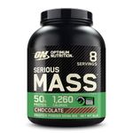 Optimum Nutrition Serious Mass Protein Powder with Creatine, Glutamine, 25 Vitamins & Minerals, High Calorie Mass Gainer, Chocolate Flavour, 8 Servings, 2.73kg, Packaging May Vary