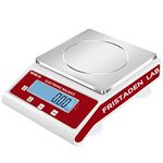 Fristaden Lab Digital Scale - High Precision 2000g x 0.01g, Multi-Use Gram Weight Scale for Laboratory, Kitchen, and Food Measurement, Analytical Balance for Scientific & Industrial Use