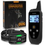 INVIROX Dog Training Collar [2024 Edition] 123 Levels Dog Shock Collar with Remote 1100yd Range Shock Collar for Large & Medium Dogs 100% Waterproof Rechargeable Training Collar with Remote