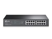 TP-Link 16 Port Gigabit PoE Switch 8 PoE Port+ @150W Easy Smart Plug & Play Sturdy Metal w/Shielded Ports Support QoS, Vlan, IGMP and Link Aggregation (TL-SG1016PE)