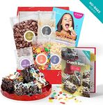 BAKETIVITY No-Bake Crunch Bars Kids Baking Kit & STEAM Lessons | No Oven Required, Easy to Make Crunch Chocolate Bars for Kids Ages 6+ | Kids Baking Set with Pre-Measured Ingredients | Fun Kids Gift