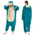 Onesie Pajamas Adult Animals Cosplay Costume One-Piece for Women Men Christmas Birthday Gift Unisex Teens Adult（Q-Blue，S)