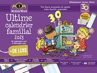 MotherWord Deluxe Magnetic Hanging Calendar and Chore Chart, 16-Month, Sept 2022-Dec 2023, French, Large Deluxe Version, 18" x 13.5" (MWFFT12823), Multicolored