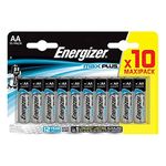 Energizer MaxPlus AA Performance Alkaline Batteries - 10 Pack