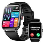 Smart Watch for Men Women with Bluetooth Call, Activity Fitness Tracker Heart Rate Sleep Monitor Pedometer,1.85" Touch Screen with 100+ Sport Modes, IP67 Waterproof Smartwatch for Android iPhone iOS