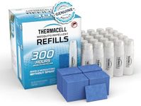 Thermacell Mosquito Repellent 300-Hour Refill; Includes 25 Fuel Cartridges & 75 Repellent Mats; Compatible With Fuel-Powered Thermacell Repellers; Scent-Free, DEET-Free Bug Spray Alternative