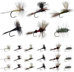 RoxStar Fly Shop | 24pk Canada Dry Flies Series | Dry Fly Fishing Flies Assortment for Canadian Trout Waters. | Trout Flies Hand-Tied in-House Never Outsourced! Proud Partner of Trout Unlimited!