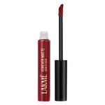 Lakmé Forever Matte Liquid Lip Colour, Crimson Rose, 5.6 ml