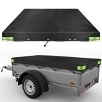 Delamiya Trailer Cover, JH152-TuoCheZhao, Reinforced 420D Oxford, Waterproof Tonneau Cover for Many Car Trailers