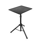 Pro Master Universal Projector Stand - Height & Angle Adjustable Tripod | Holds Laptops, Computers, DJ Equipment & Projectors | Heavy Duty & Lightweight | Perfect for Stage, Studio, & Office Events