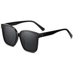 FEISEDY Oversized Polarized Square Sunglasses for Women Men Trendy Classic Simple Sunglasses B1068