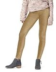 HUE Women's Corduroy Leggings, Camel, 2X