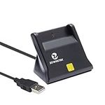 ZOWEETEK CAC Reader, CAC Card Reader Military, DOD Military USB Common Access CAC Smart Card Reader, Compatible with Windows, Mac OS and Linux