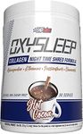 EHPlabs OxySleep Collagen Peptides Powder Night Time Shred - Promotes Deep Sleep & Shredding, Skin & Muscle Support, Grass Fed Pasture-Raised Bovine Collagen, Type I & III, 30 Servings (Hot Cocoa)