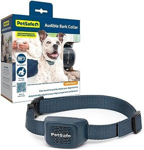 PetSafe Audible Bark Dog Collar, Humanely Stop Barking, Alternative to Static Shock No Bark Collar, 10 Levels of Safe Correction – for Small, Medium & Large Dogs Over 8 lb, Rechargeable & Waterproof