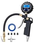 AstroAI Digital Tire Pressure Gauge with Inflator, 250 PSI Air Chuck and Compressor Accessories Heavy Duty with Quick Connect Coupler, 0.1 Display Resolution for Car, SUV, Truck, Motorcycle, RV