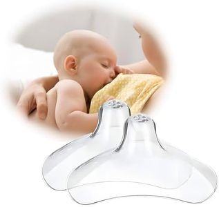 Nipple Shields Breastfeeding 20MM, Nipple Shell Guards for Nursing Newborn Baby, BPA Free Reusable Soft Silicone for Breastfeeding with Latch Difficulties or Flat or Inverted Nipples (2 Count)