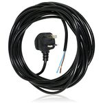 SPARES2GO Universal 2 Core Extra Long Mains Cable Lead Plug for Corded Power Drill (8.4m)