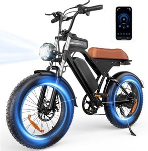 Flydone EB5 MAX 2500W Peak Motor 20𝗠𝗣𝗛 Electric Bike for Adults