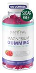 Natural BioScience Magnesium Citrate Gummies | 180 Magnesium Supplements - 100mg of Magnesium Citrate per Serving | Raspberry Flavoured - Suitable for Adults & Children | Sugar Free, Non-GMO & Vegan