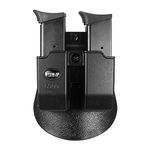 Fobus 6909NDRP Paddle Magazine Pouch, Black, Fits Double Mag Sig/Ber/Brn, Kydex