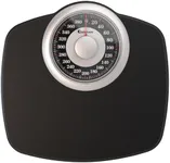 Adamson A25 Scales for Body Weight - Up to 400 LB - New 2024-5.3" Dial on 12.4" x 10.2" Platform - Anti-Skid Rubber Surface - Bathroom Scale Analog - Durable with 20-Year Warranty