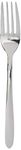 Winco 0019-05 12-Piece Flute Dinner Fork Set, 18-0 Stainless Steel