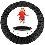 joyibay Trampoline Spring Cover Black, Round Trampoline Edge Protector Replacement, 600D Oxford Cloth Optional Cover for Small Trampoline Waterproof Cover for Home Playground