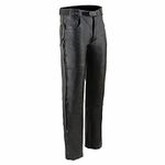 Milwaukee Leather SH1150 Men's Black Leather Motorcycle Over Pants with Jean Style Pockets - 32