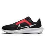 Nike Mens Air Zoom Pegasus 40 Running & Training Shoes Black 8.5 Medium (D)