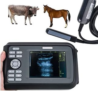 5.5 INCH Portable Handheld Veterinary Scanner Machine with Rectal Probe Animals Pregnancy for Cattle, Horse, Camel, Equine, Cow