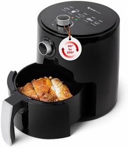 Z SwissHome PETIT Air Fryer 2.5 L, 1200 W, Temperature 80-200 °C, Timer 30 Minutes, Removable Pan with Teflon - Overheat Protection - Shockproof and Non-Slip Handle