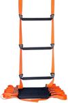 Fire Escape Ladder, 8.2 Feet Emergency Fire Ladder, Reusable Portable Safety Rope Ladder for Treehouse Window Balcony