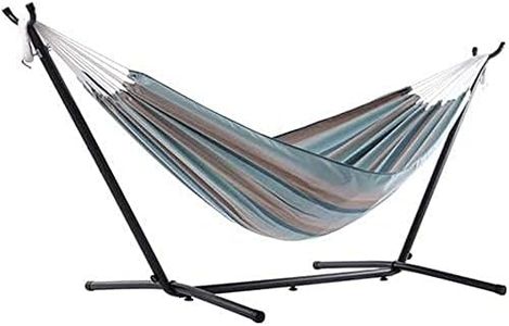 Vivere C8SUNG Hamac combiné - Sunbrella de Vivere Gateway Mist avec support (8ft)